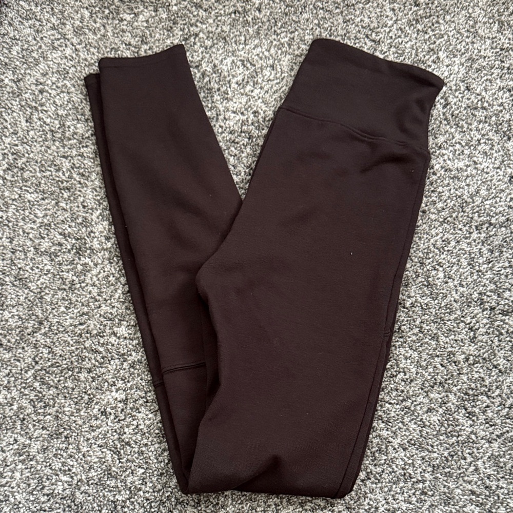 SPANX Assets Red Hot Label Brown Ponte Knit Leggings Size Small